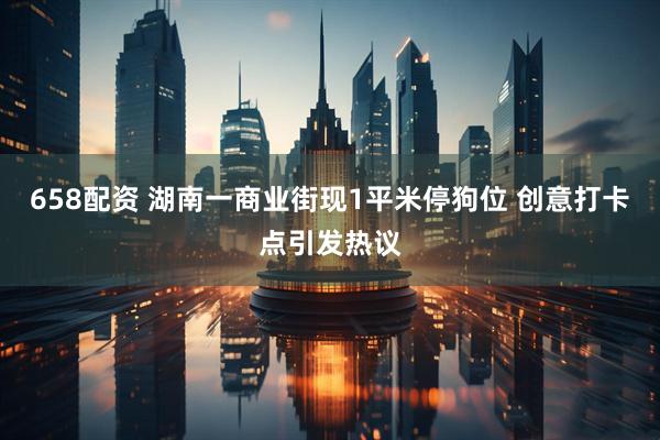 658配资 湖南一商业街现1平米停狗位 创意打卡点引发热议