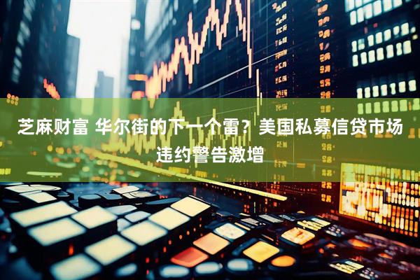 芝麻财富 华尔街的下一个雷？美国私募信贷市场违约警告激增